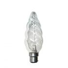 Osram 40W 230V BC B22 50mm Twisted Clear Large Candle Lamp