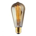 60W Rustic Vintage Style Squirrel Cage ST64 ES E27 Antique Extra Warm White Light Bulb