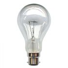 Bellight 200W BC/B22 GLS A70 Clear Tungsten Light Bulb - Dimmable, Warm White
