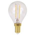 Round Golf Ball 45mm LED Filament Lamp 4W SES/E14 Warm White by Girard Sudron 28646