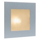 FIRSTLIGHT 1131SS WALL & STEP LIGHT WITH GLASS COVER (SATIN STEEL) 12V