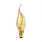 Eglo 40W 240V SES/E14 Vintage Twisted Filament Flame Bent Tip Candle Light Bulb