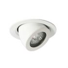 Firstlight LV1009WH 12v/50w Round Wall Washer Scope Downlight - White - 90mm cutout
