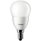 Philips 5.5W = 40W LED SES/E14 Opal Round Golf Ball Lamp, Warm White 2700K (non-dimmable)