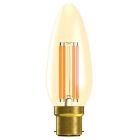 BELL 01451 Pro LED Vintage Candle 4W BC/B22 Amber Extra Warm White 2000K Dimmable