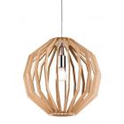 Firstlight Cadiz Stylish Wooden Ceiling Pendant Light In Natural Finish 3716