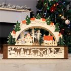 St Helens Home and Garden Battery Powered Wooden Festive Lighting Arch