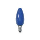 Sylvania Blue Candle 40W SES E14 Incandescent Light Bulb, Dimmable