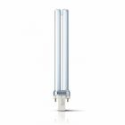 Philips Master 7W G23 2-Pin PL-S Plug-in Fluorescent Lamp Warm White 2700K