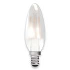 BELL 05130 4W SES E14LED Filament Satin Candle, 2700K (non-dimmable)