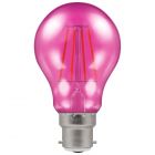 Crompton LED Filament Harlequin GLS 4.5W BC B22 Pink Coloured Bulb
