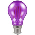 Crompton LED Filament Harlequin GLS 4.5W BC B22 Purple Coloured Bulb