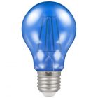 Crompton LED Filament Harlequin GLS 4.5W ES E27 Blue Coloured Bulb