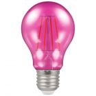 Crompton LED Filament Harlequin GLS 4.5W ES E27 Pink Coloured Bulb