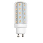 LEDMaxx Tubular LED Light Bulb T30 4W GU10 450lm Warm White 3000K