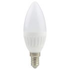 LightMe LED Opal Candle Bulb 8W (66W) SES E14 Warm White 2700K (non-dimmable)
