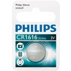 Philips Lithium Button Cell Blister of 1 - CR1616 (DL1616) 3V