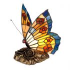 Elstead QZ-OBUTTERFLY-TL Tiffany Animal Lamps Butterfly Tiffany Lamp