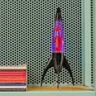 Mathmos Telstar Rocket Lava Lamp, Black Base
