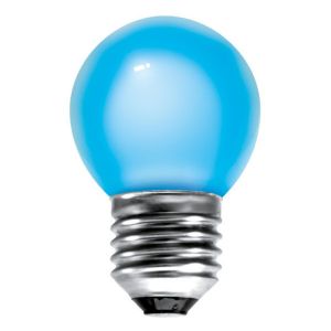 BELL 15W ES/E27 45mm Blue Coloured Vacuum Filled Round Ball Festoon Lamp