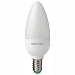 Megaman LED 3.5W 240V SES E14 Warm White Opal Candle Lamp