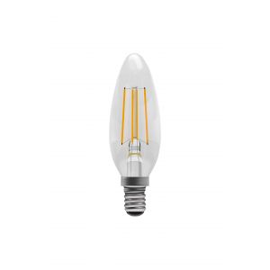 BELL 05309 4W LED Filament Clear Candle Dimmable - SES E14, 2700K