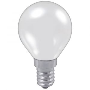 Leuci 25W 230V SES E14 Warm White Dimmable Golf Ball Round Opal Light Bulb