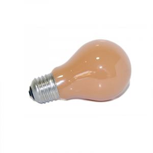 60W 230V ES E27 GLS Softone Flame Terracotta Coloured Light Bulb