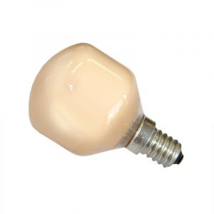 Softone Cappuccino Terracotta Coloured 40W E14 Round Light Bulb