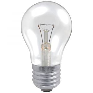 GE 60W 240V Edison Screw E27 A50 GLS Dimmable Clear Light Bulb