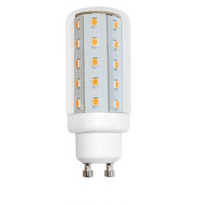 LEDMaxx Tubular LED Light Bulb T30 4W GU10 450lm Warm White 3000K